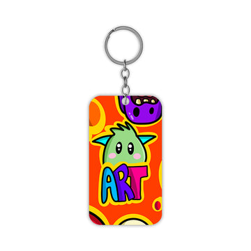 Rat Art Keychain