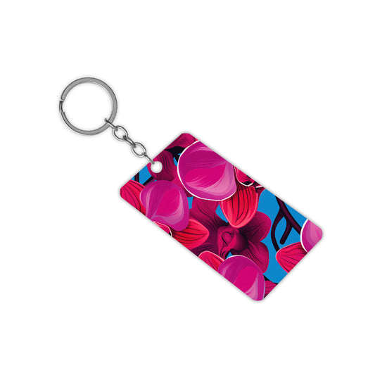 Pink Flower Keychain