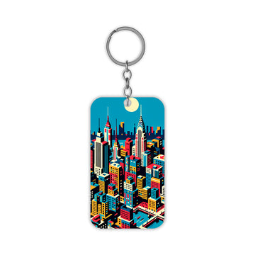City Scapes Keychain