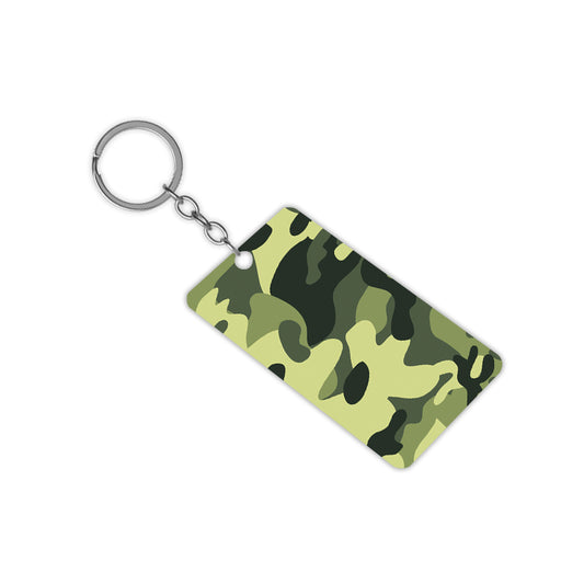 Green Camo Keychain