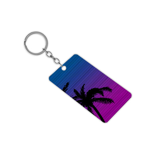 Retro Pink Keychain