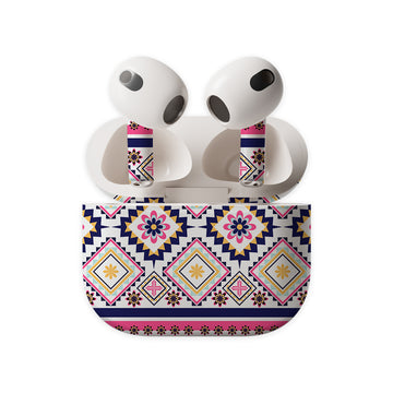 Cool Traditional Motif Earbuds Skin