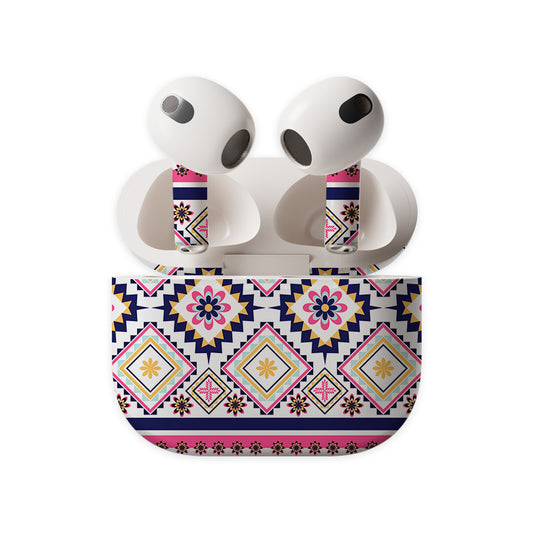 Cool Traditional Motif Earbuds Skin