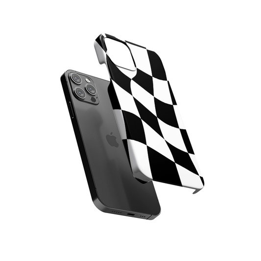 Checkers Pattern Slim Hard Case
