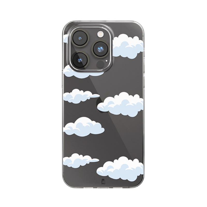 Passing Clouds Clear Silicone Case