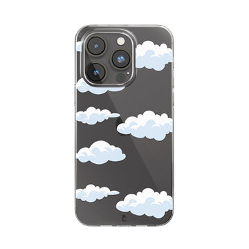 Passing Clouds Clear Silicone Case