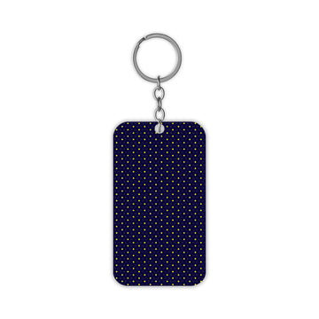 Polka Dotted Pattern Keychain