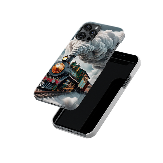 Steam Engine Train Slim Hard Case