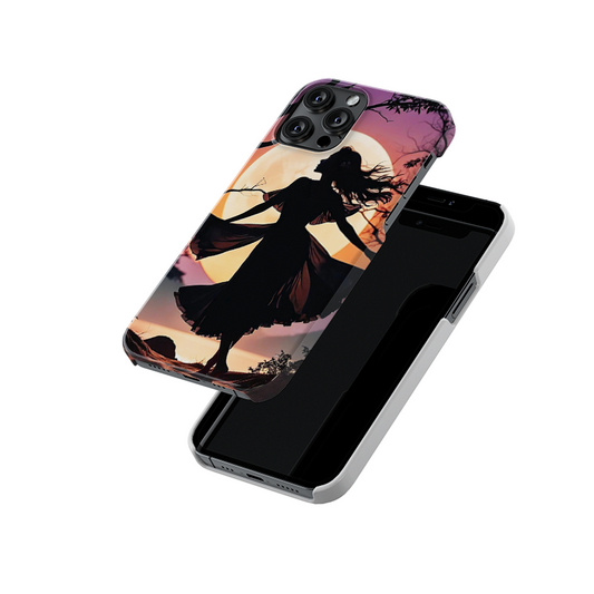 Lady Enjoying Slim Hard Case