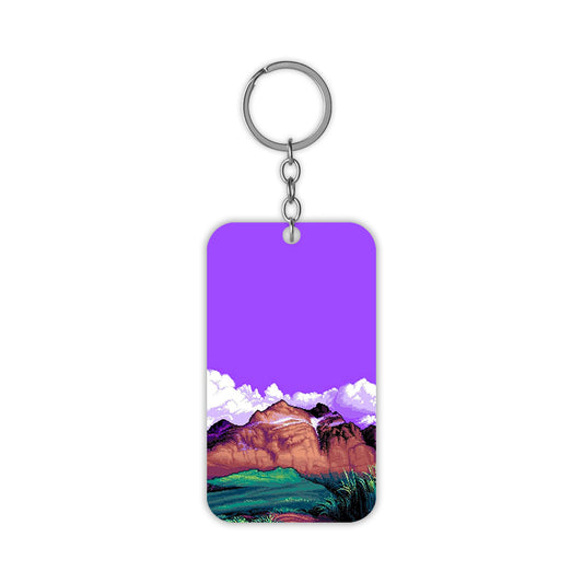 Aesthetics Mountains Keychain