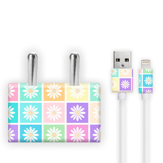 Floral Pattern Charger Skin