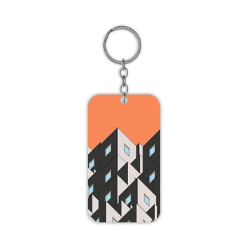 Buildings Keychain