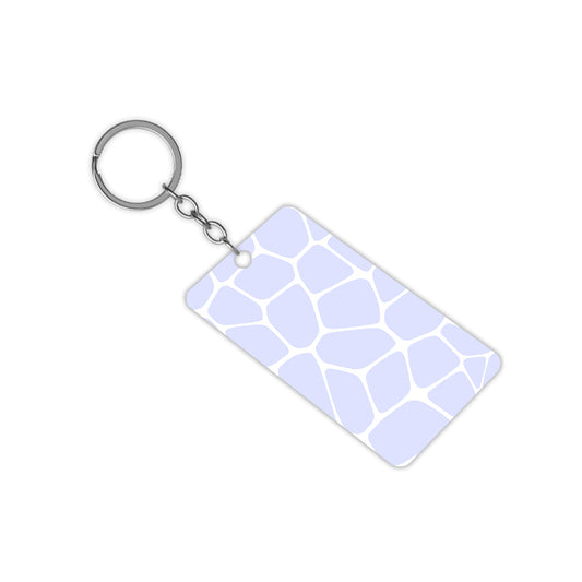 Purple Tiles Keychain