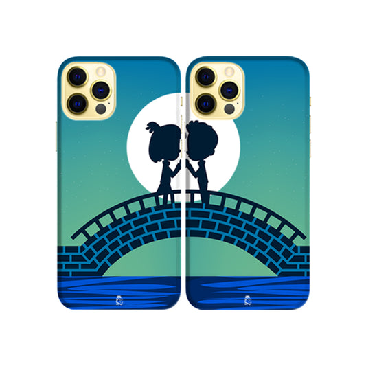 Love Bridge Slim Hard Couple Phone Case