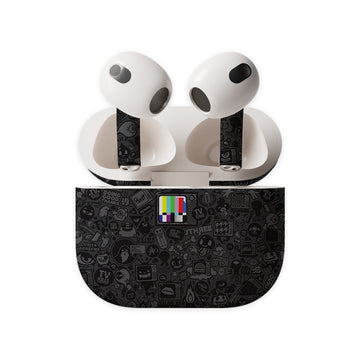 Colourful Television Earbuds Skin