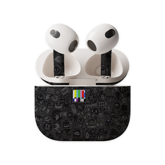 Colourful Television Earbuds Skin