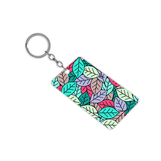 Leaf Pattern Keychain
