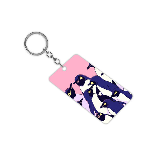 Penguin Family Keychain