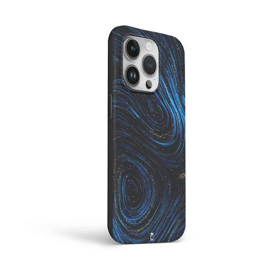 Blue Swirl Flexible Soft Silicone Case