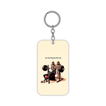 May the Force Be with You Keychain