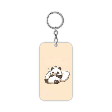 Hmm Panda Keychain