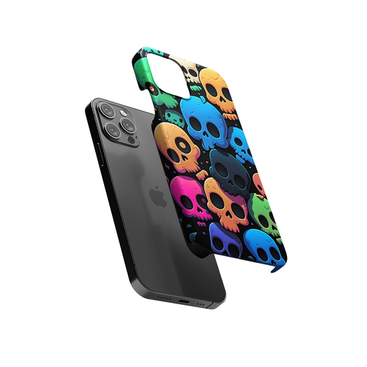 Scary Skulls Slim Hard Case