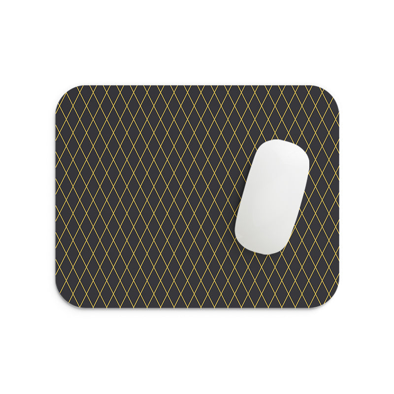 Yellow Linear Stripes Mouse Pad