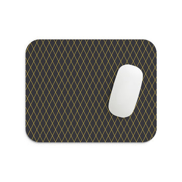 Yellow Linear Stripes Mouse Pad