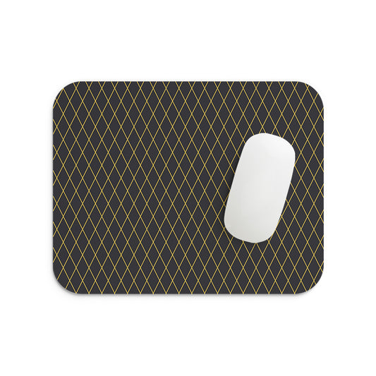 Yellow Linear Stripes Mouse Pad
