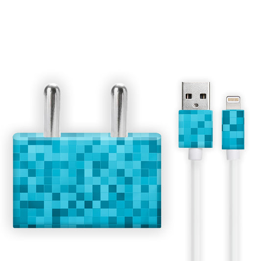 Blue Radical Blocks Charger Skin