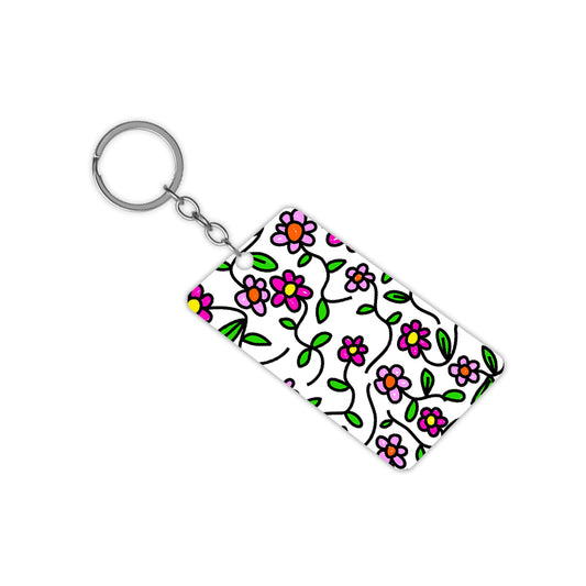 Flower Art Keychain