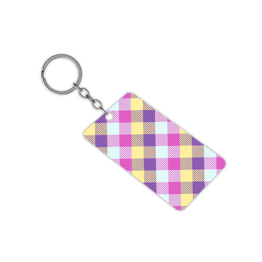 Square Pattern Keychain