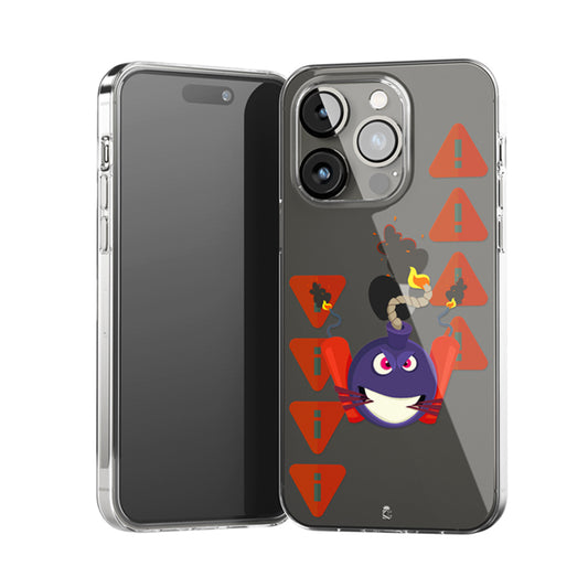 Dangerous Bomb boy Clear Silicone Case