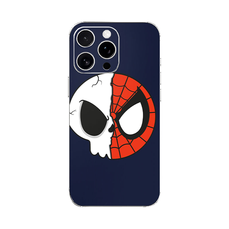 Skull and Spidey Face Mobile Phone Skin