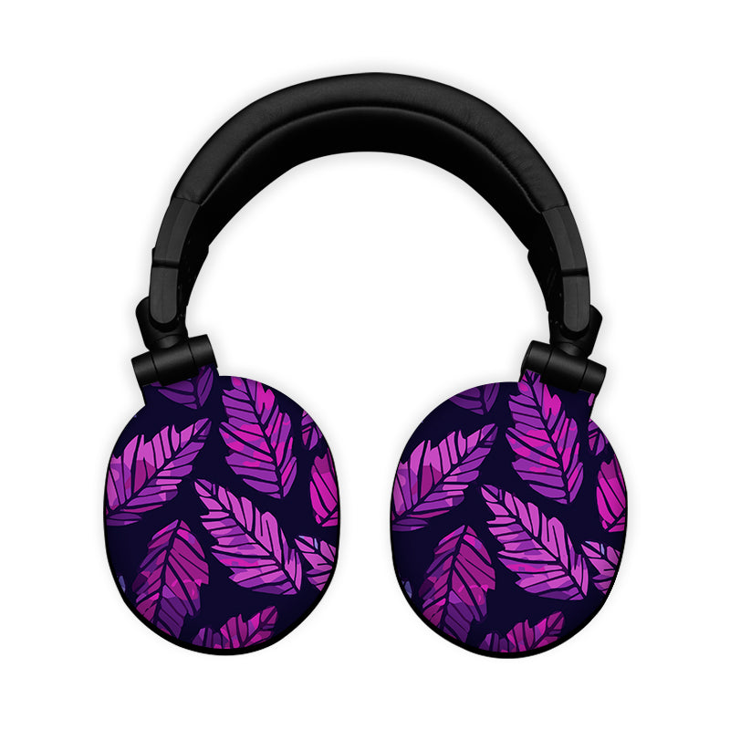 Purple Leaf Headphone Skin