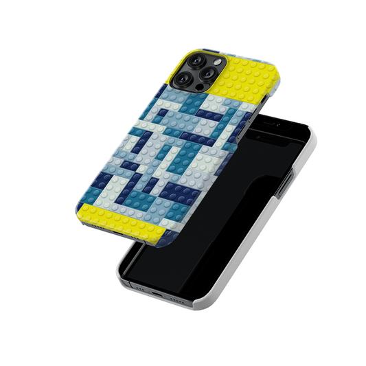 Blocks Pattern Slim Hard Case