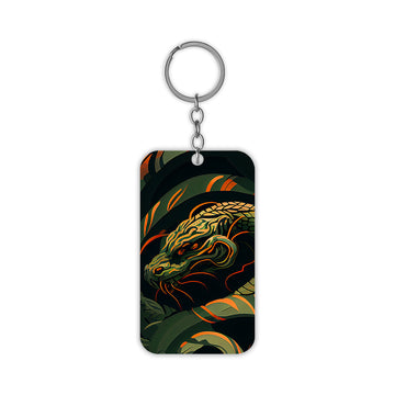 Green Dragon Keychain