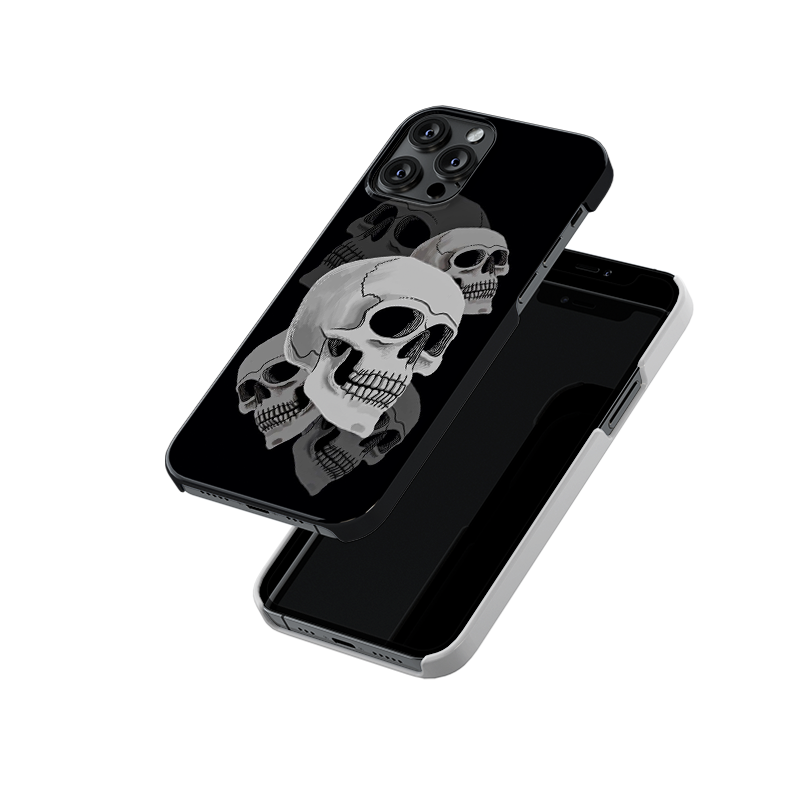 Crazy Skulls Slim Hard Case