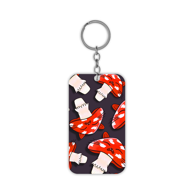 Mushrooms Keychain