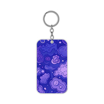 Puffy Clouds Keychain