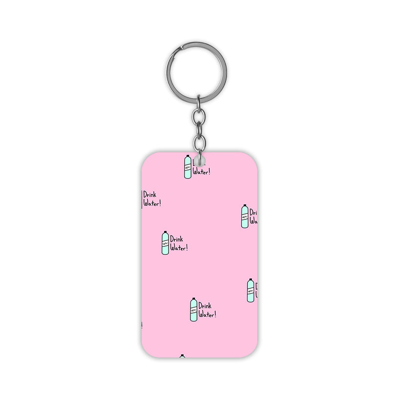 Drink Water Keychain