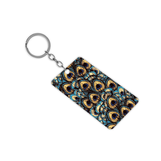 Peacock Feather Keychain