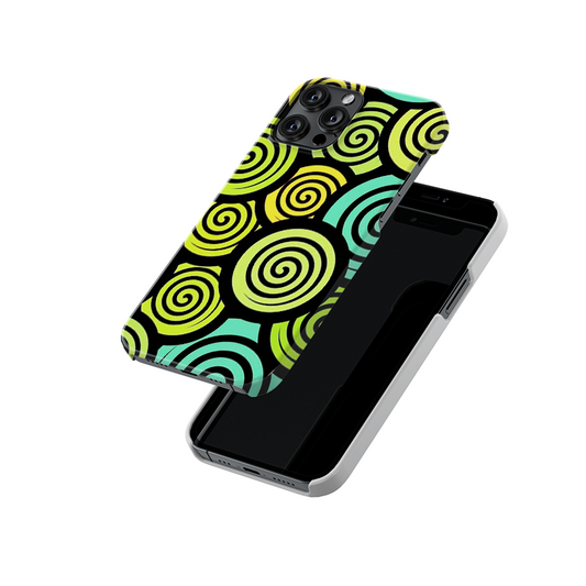 Swirl Circles Slim Hard Case