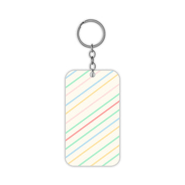 Cross Lines Keychain