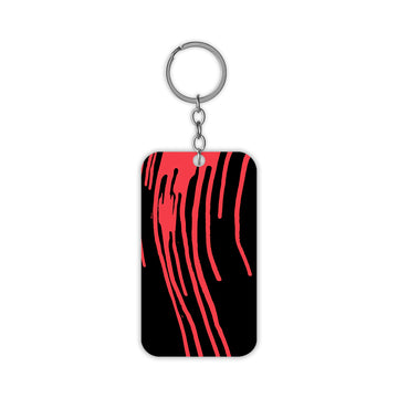 Bloody Black Design Keychain