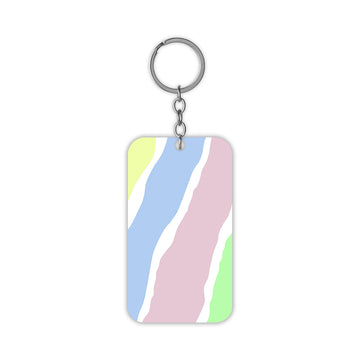 Teared Lines Keychain