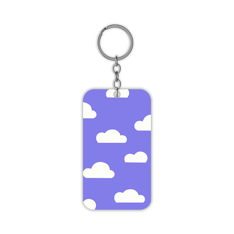 Puffy Clouds Keychain