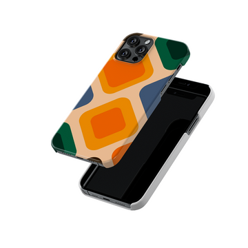 Square Box Pattern Slim Hard Case