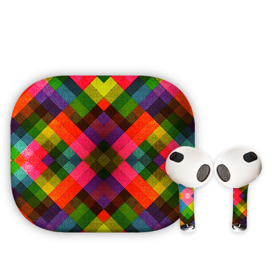 Square Spades Earbuds Skin