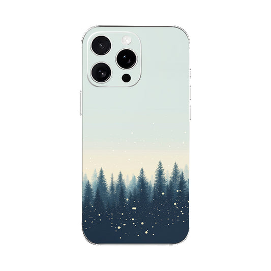 Snow Fall on Trees Mobile Phone Skin